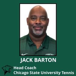 Congratulations to Chicago State Coach and Ex-MID-TAC Tournament Director – Jack Barton Jr.